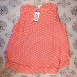 Cristina B Pink Sleeveless Top